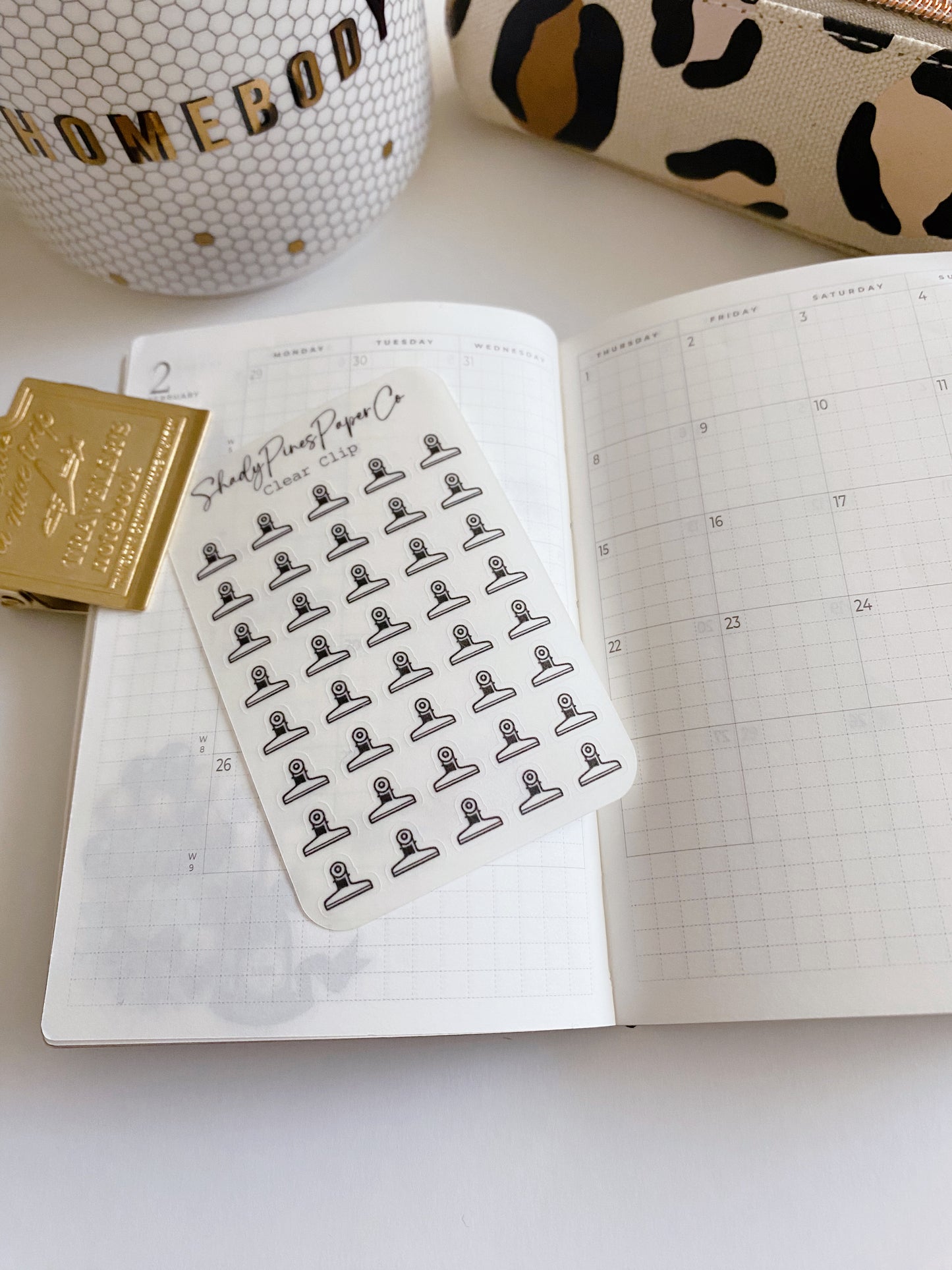 Functional Icons | Tiny Clear Clip