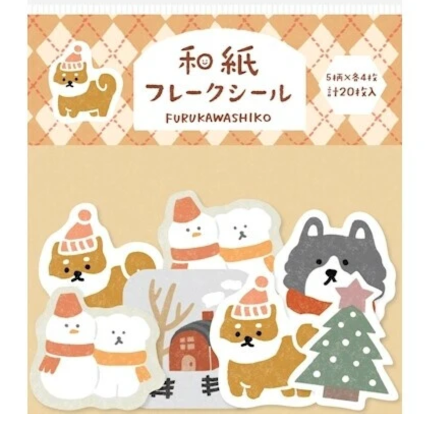 FuruKawa Shiko| Sticker Flakes - Inu to Yuki