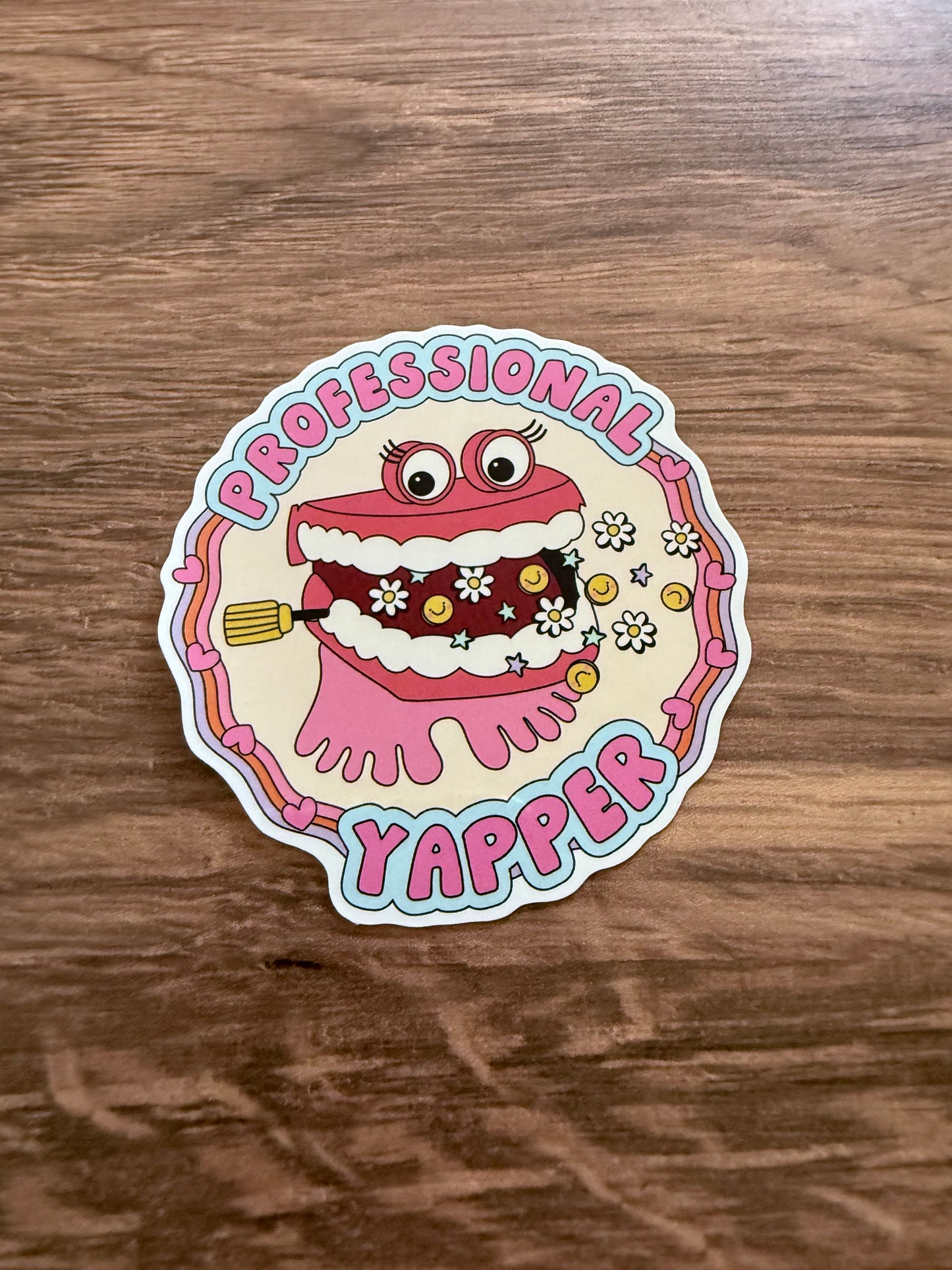 Professional Yapper Sticker Diecut