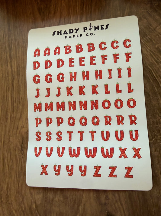 Strawberry Alphabet