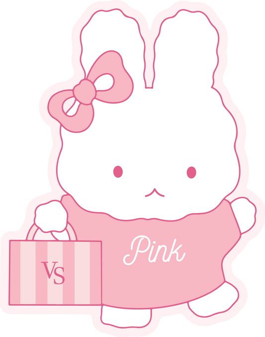 Pink Bow Bunny