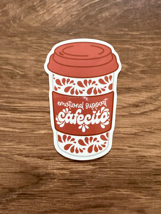 Cafecito Sticker Diecut