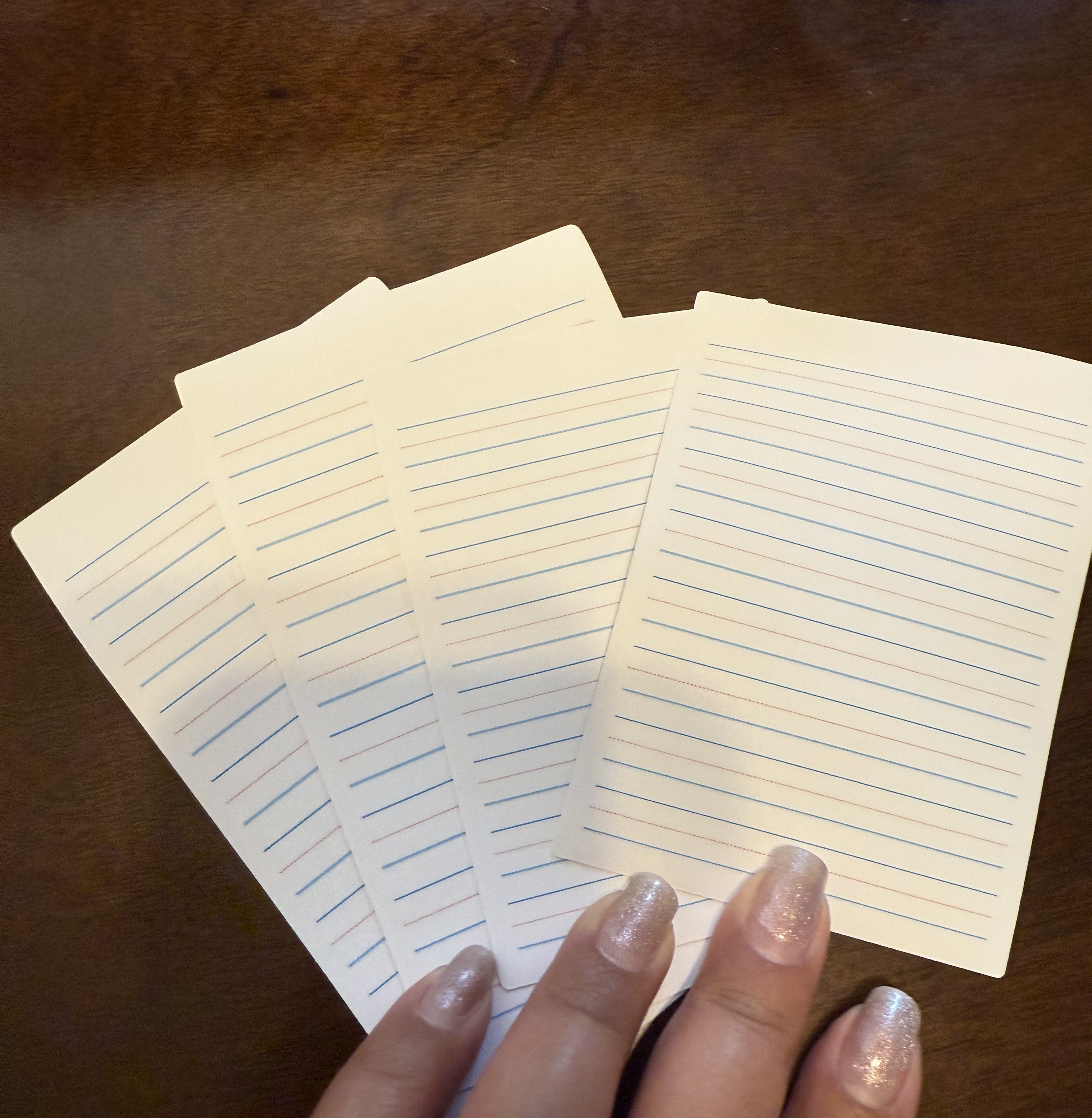 Teaching Paper Sheets Lined School Paper Sheets – shadypinespaperco