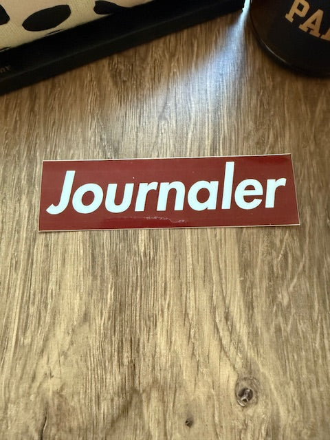Journaler Vinyl Sticker