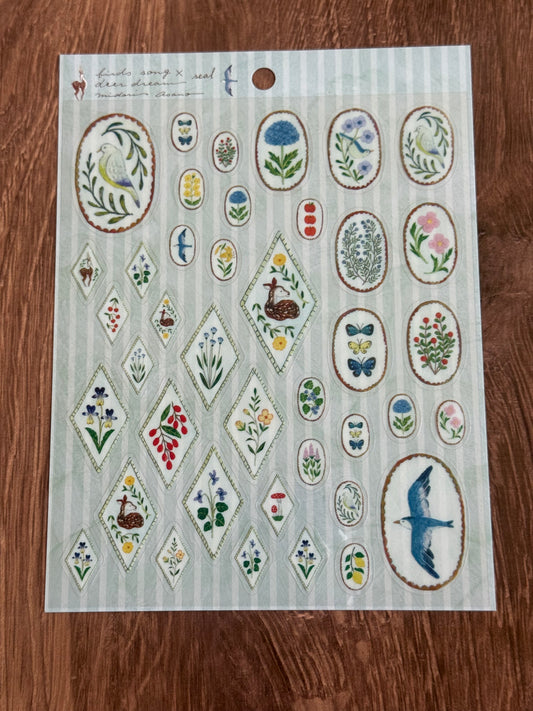 Midori Asano Designs - Birds Song & Deer Dream