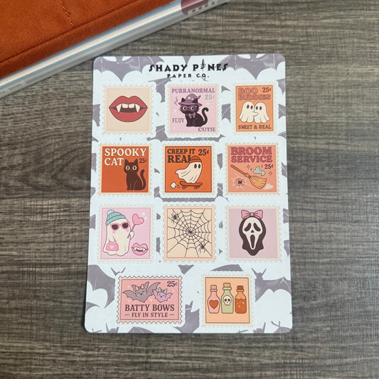 Vintage Spooky Stamps